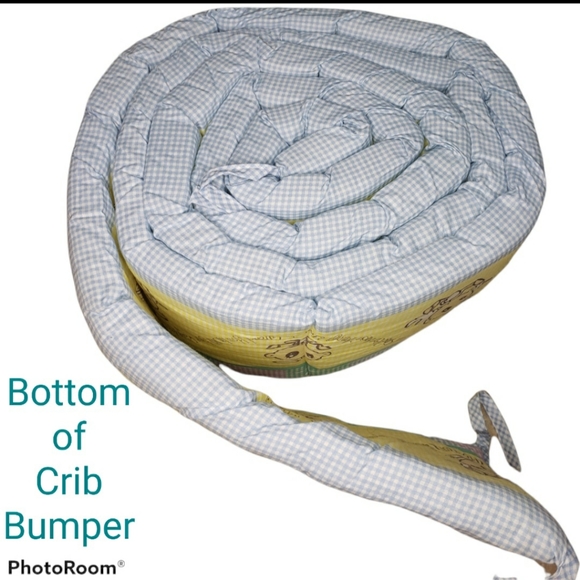 💰SOLD 3/11/22💰🆕️ NEW Vintage Psalm 91:11 Crib Bumper Pad - Picture 6 of 8